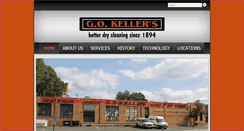 Desktop Screenshot of gokellerscleaners.com